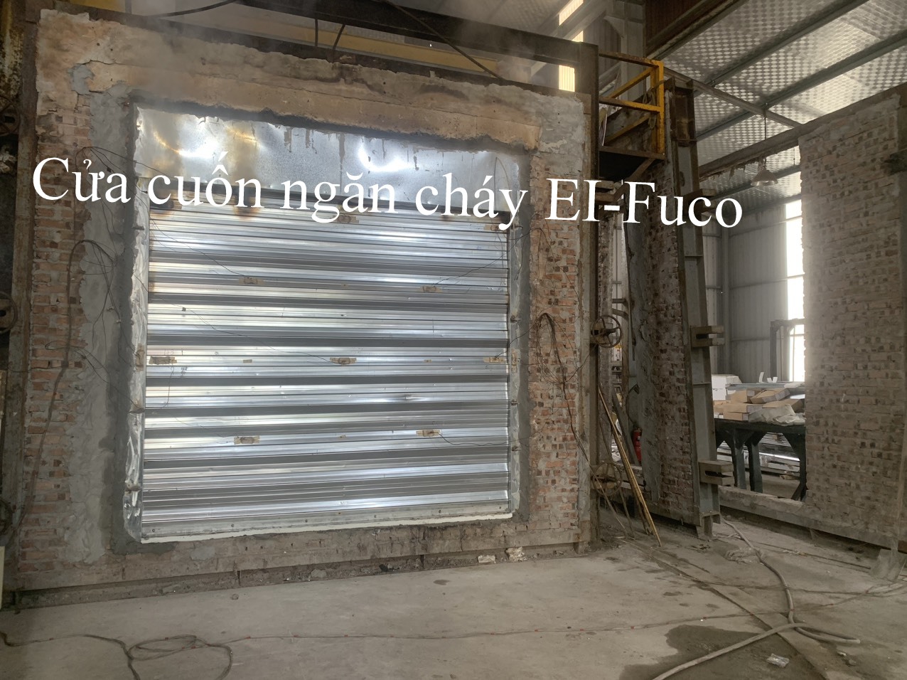 cửa cuốn ngăn cháy EI-Fuco, Cửa cuốn ngăn cháy EI, cửa cuốn ngăn cháy EI60, EI70