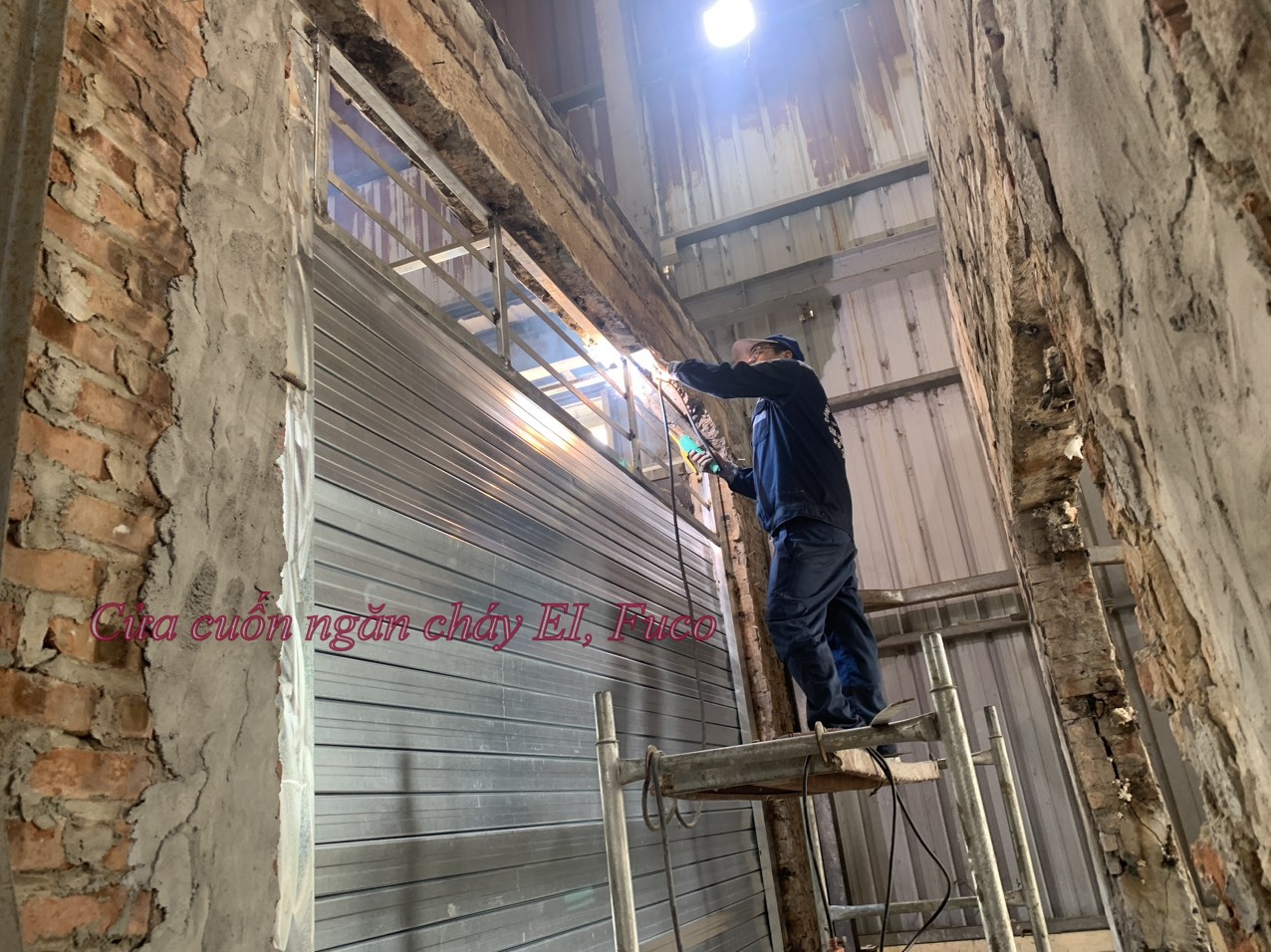 cửa cuốn ngăn cháy EI-Fuco, Cửa cuốn ngăn cháy EI