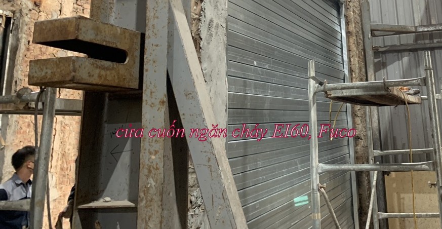 cửa cuốn ngăn cháy cách nhiệt EI60, EI70, Cửa cuốn ngăn cháy, chống cháy cách nhiệt EI