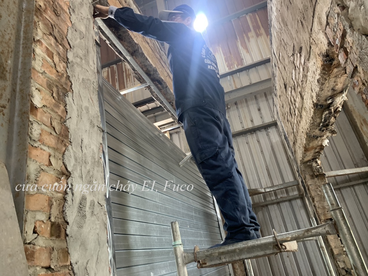cửa cuốn ngăn cháy cách nhiệt EI60, EI70, Cửa cuốn ngăn cháy, chống cháy cách nhiệt EI