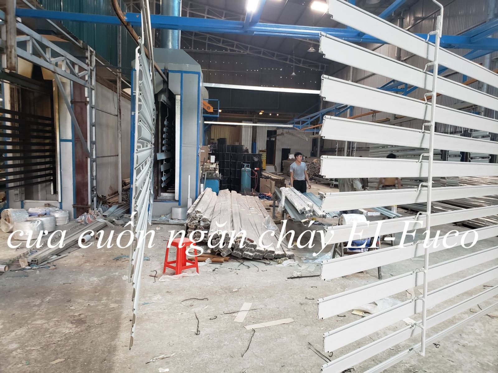 cửa cuốn chống cháy EI, như cửa cuốn ngăn cháy, chống cháy cách nhiệt EI15, cửa cuốn ngăn cháy  EI30