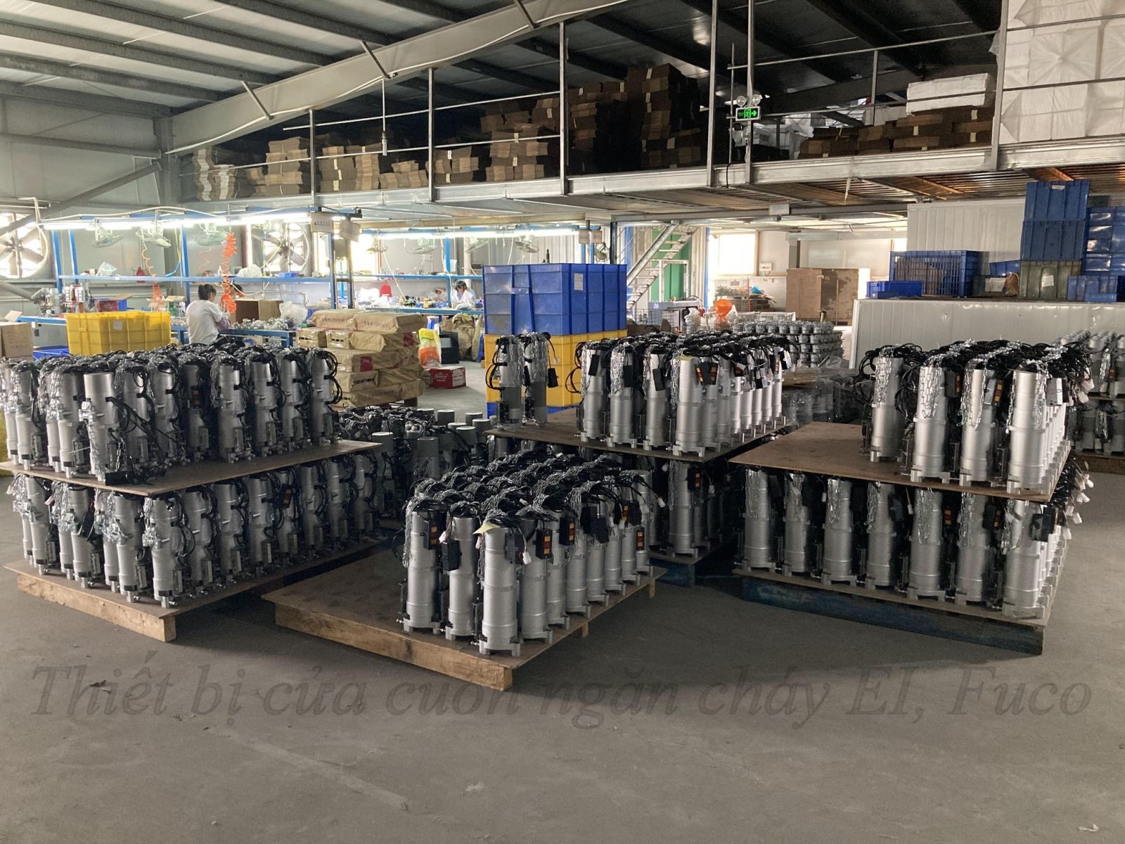 motor cửa cuốn chống cháy