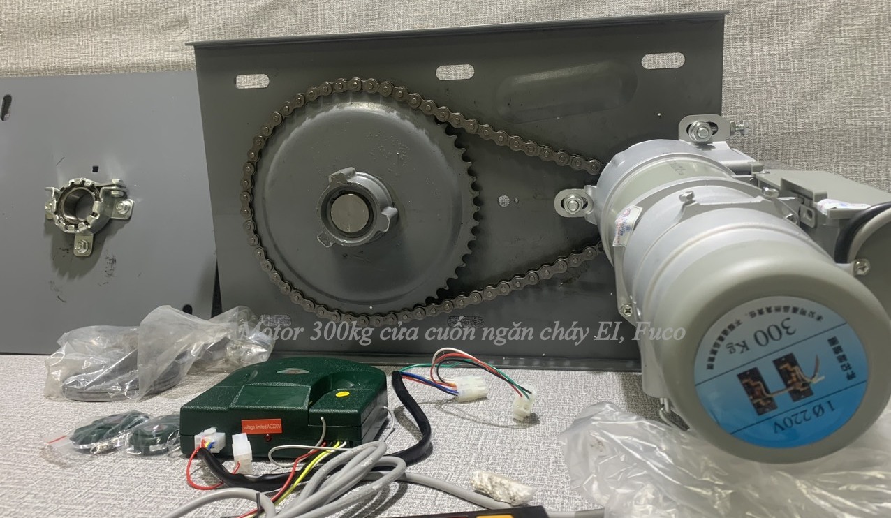 Mô tơ cửa cuốn chống cháy, cửa cuốn chống cháy EI60, E120