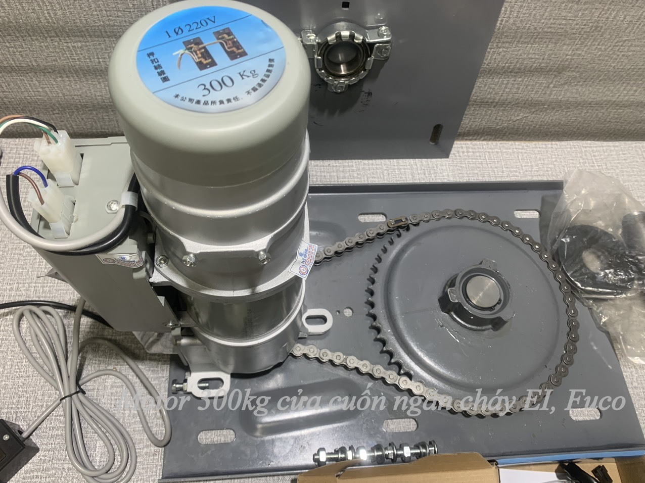 Mô tơ cửa cuốn chống cháy, cửa cuốn chống cháy EI60, E120