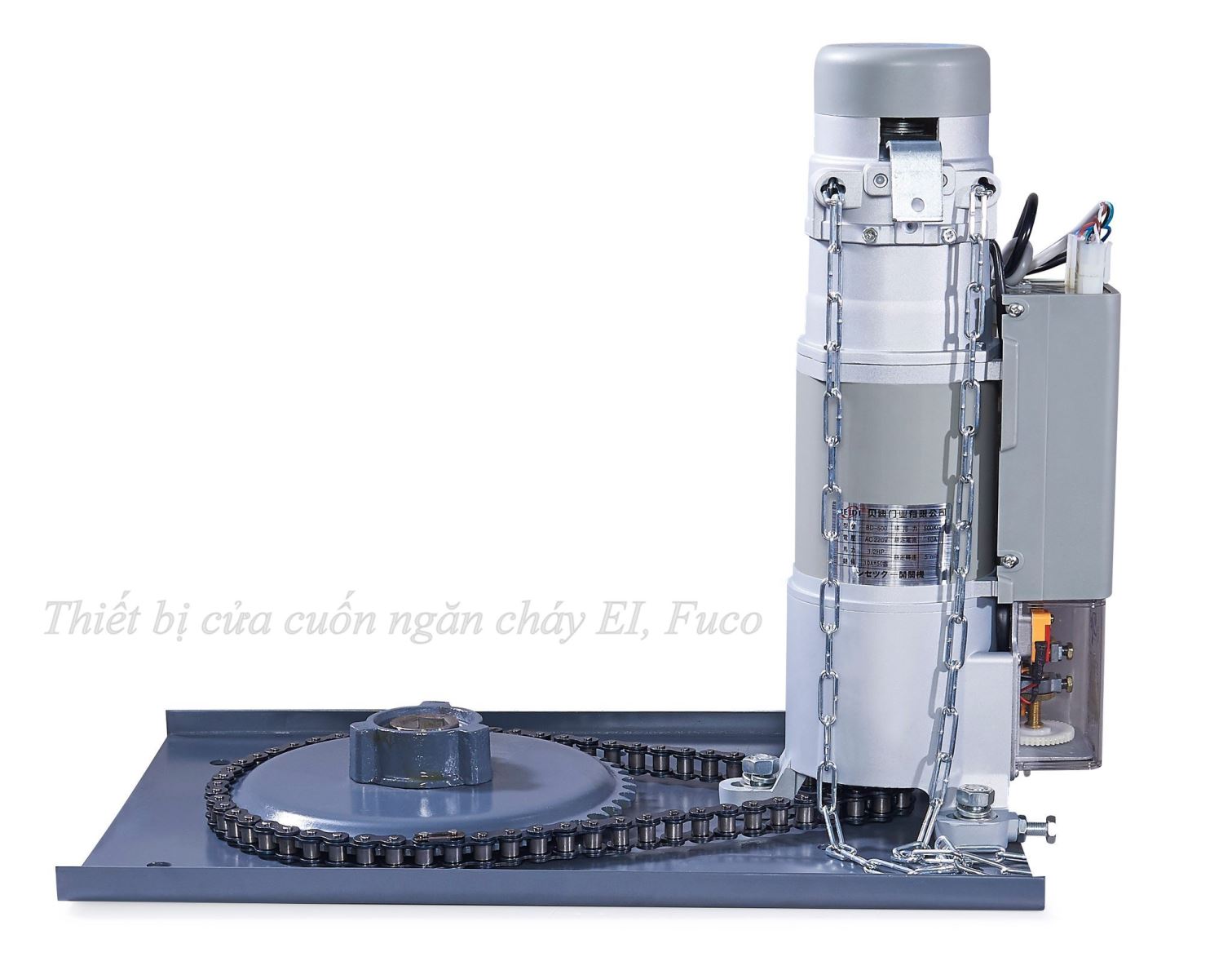 motor cửa cuốn chống cháy