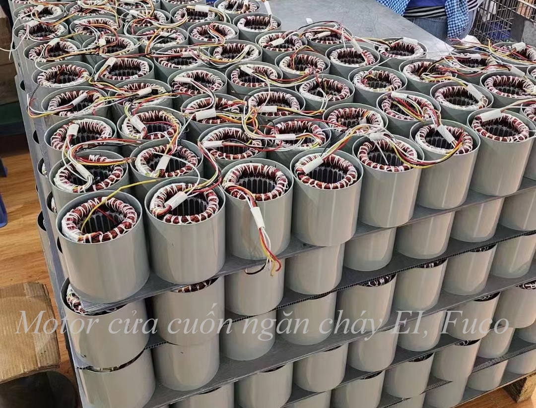 motor cửa cuốn chống cháy