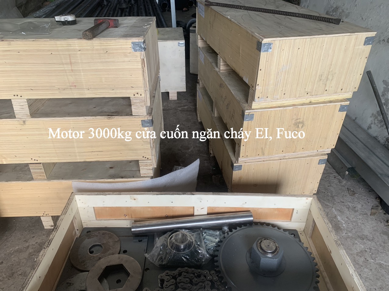 Motor Cửa Cuốn Chống Cháy