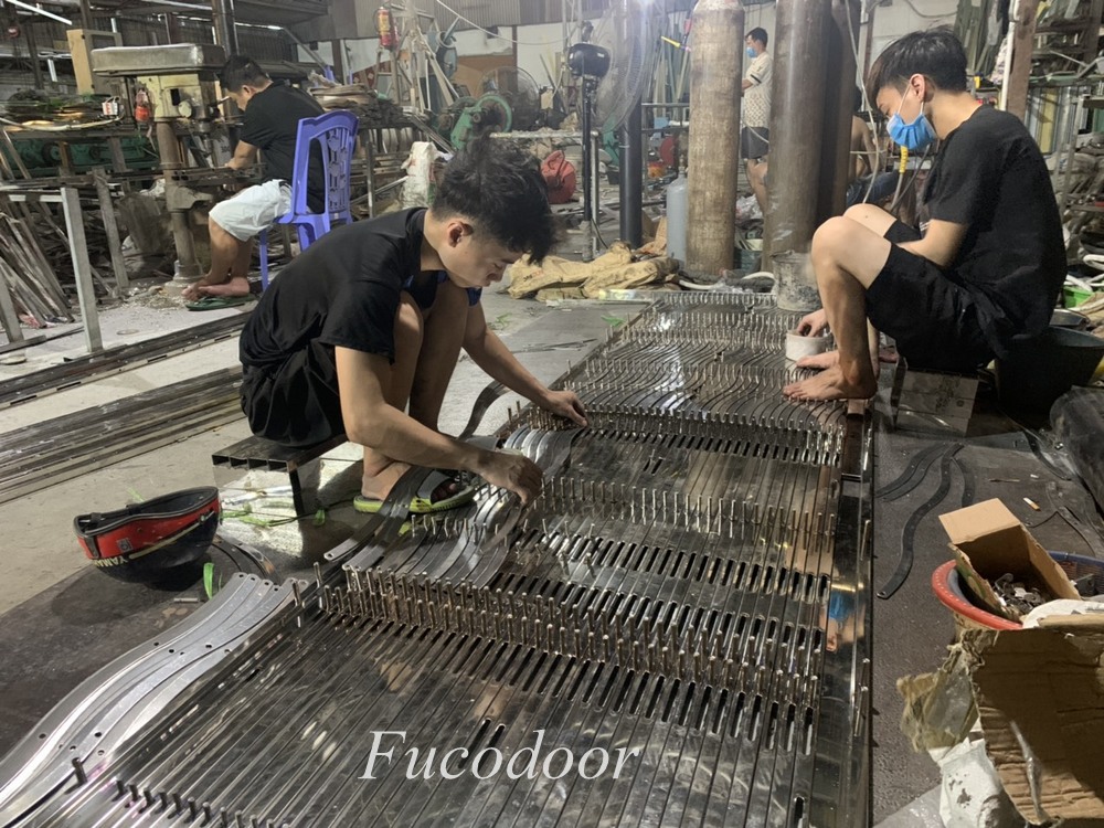 Cửa xếp Hà Nội, cửa xếp inox